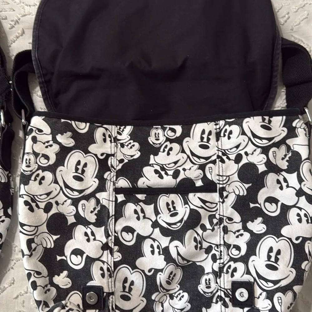 Two identical Disney Parks Mickey Mouse Satchel Purse With Adjustable Straps - Picture 5 of 14